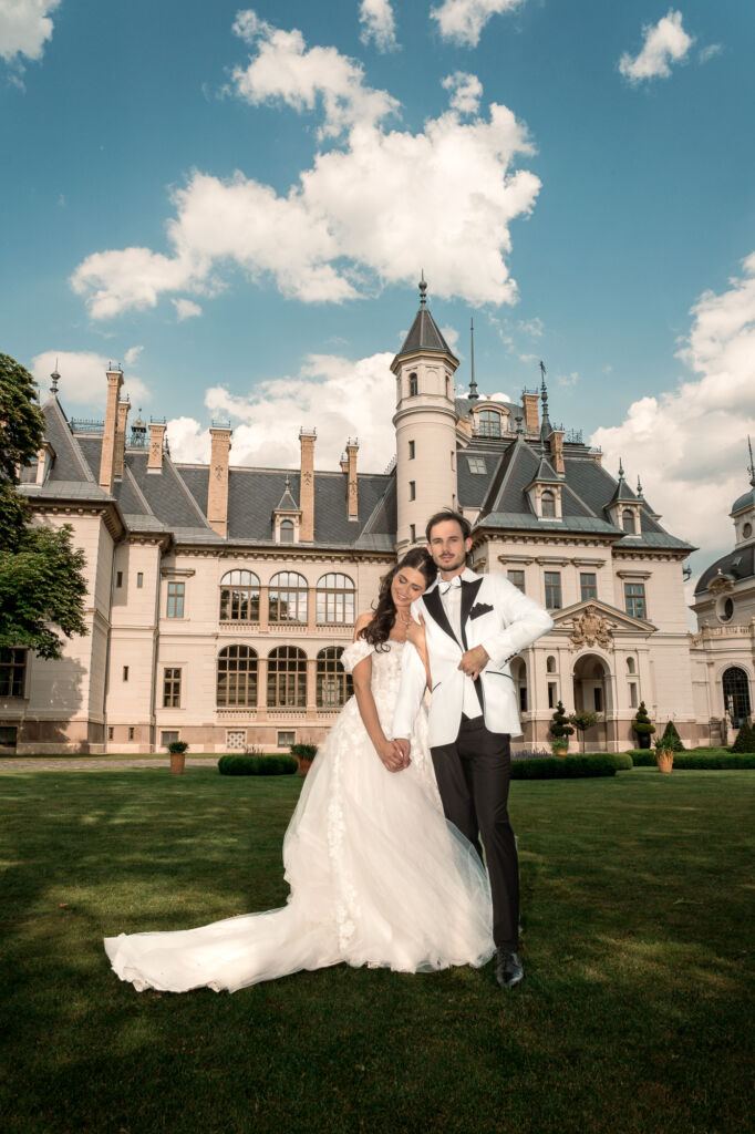 Elegáns esküvői kreatív fotózás